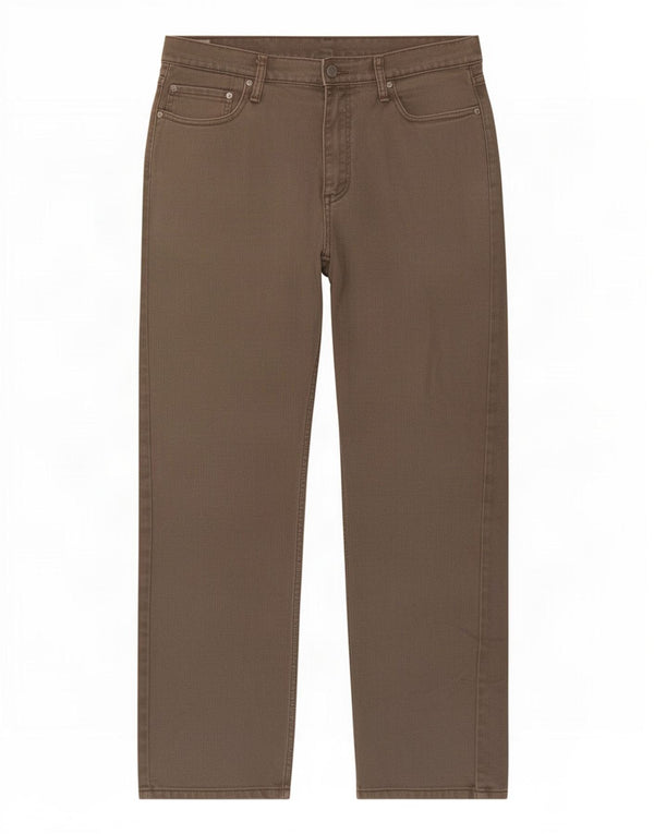 Levi's Mens 514 Straight Casual Trousers W36 L30 Grey Cotton