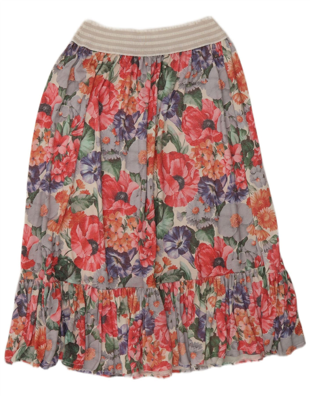Vintage Womens A-Line Skirt W26 Small  Multicoloured Floral
