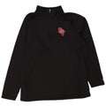 Champion Mens Zip Neck Pullover Tracksuit Top Large Black Polyester