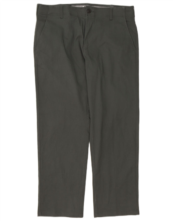 Lee Mens Regular Chino Trousers W36 L30 Grey Cotton