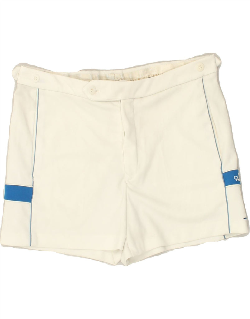 AUSTRALIAN L'ALPINA Mens Sport Shorts IT 50 Large  White | Vintage AUSTRALIAN L'ALPINA | Thrift | Second-Hand AUSTRALIAN L'ALPINA | Used Clothing | Messina Hembry 