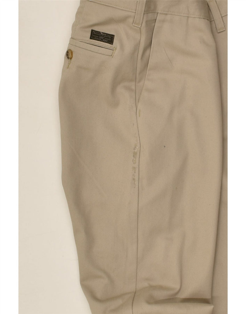 LEE Mens Straight Chino Trousers W40 L29 Beige Cotton | Vintage Lee | Thrift | Second-Hand Lee | Used Clothing | Messina Hembry 