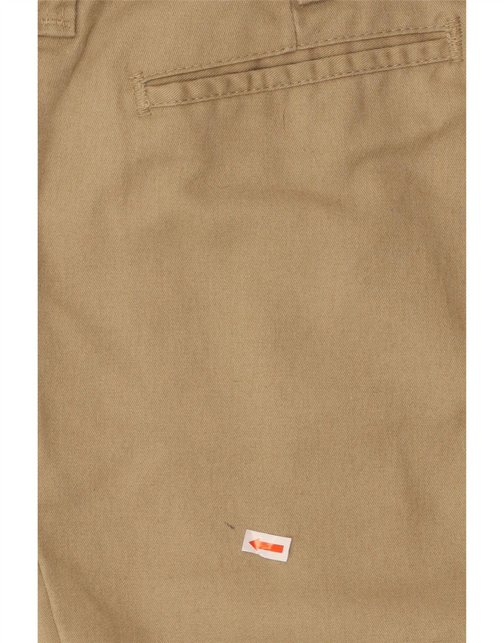 Dickies Mens Straight Cargo Trousers W34 L26 Beige Polyester