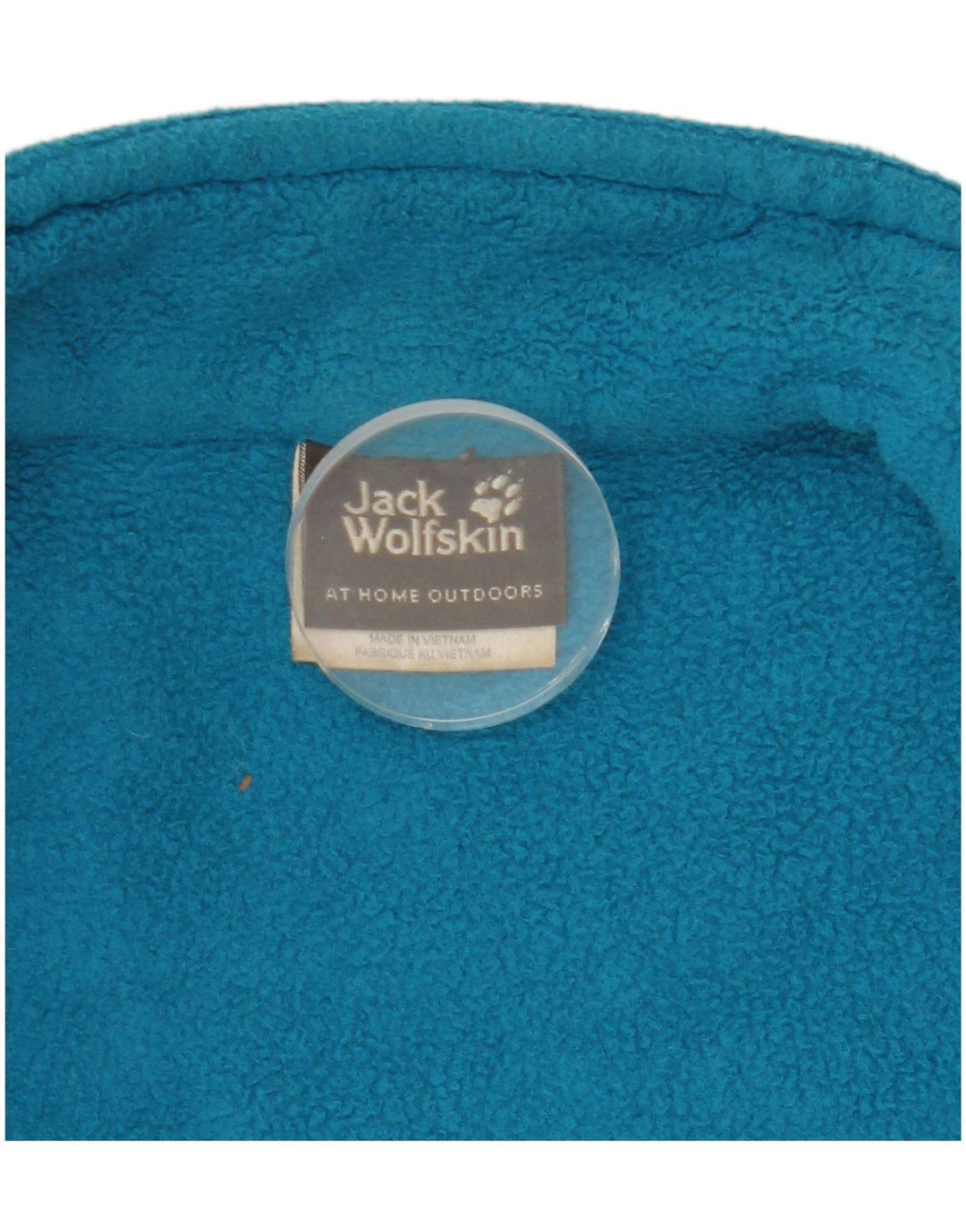 Jack Wolfskin Womens Liner Fleece Jacket UK 10 Small Blue Polyester