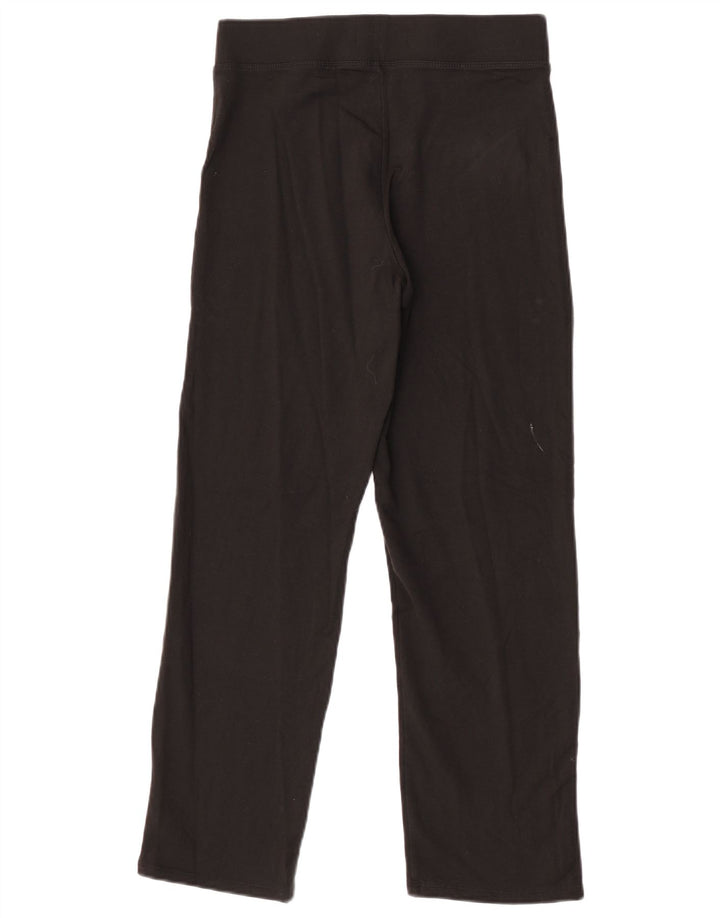 Marks & Spencer Womens Tracksuit Trousers UK 10 Small Black Cotton