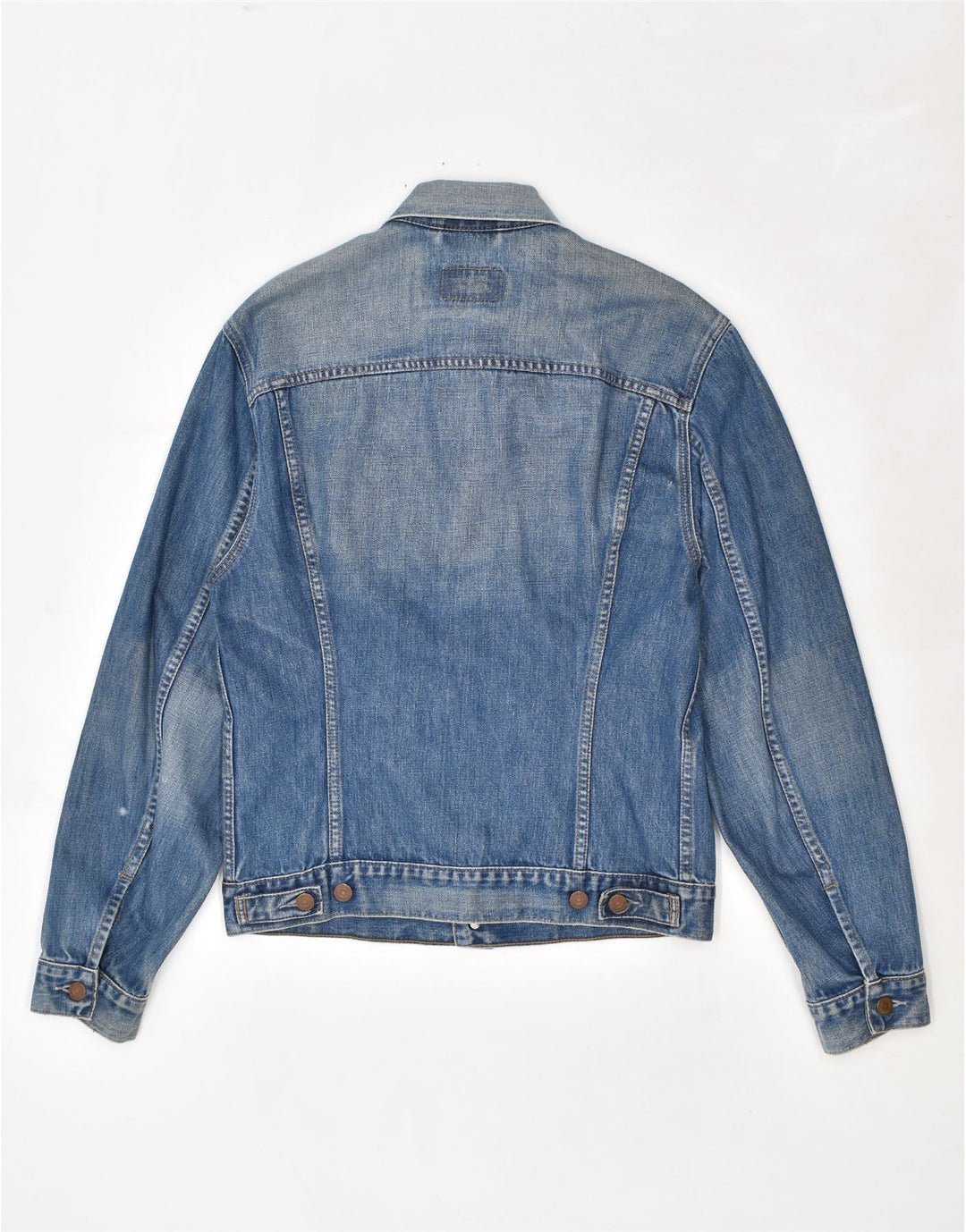 LEVI'S Womens Denim Jacket UK 14 Large Blue Cotton