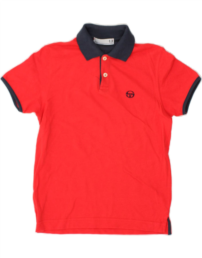 SERGIO TACCHINI Boys Polo Shirt 15-16 Years Red | Vintage Sergio Tacchini | Thrift | Second-Hand Sergio Tacchini | Used Clothing | Messina Hembry 