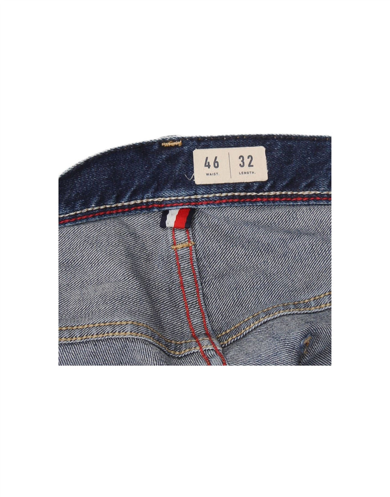TOMMY HILFIGER Mens Straight Jeans W46 L32 Blue Cotton Vintage Tommy Hilfiger and Second-Hand Tommy Hilfiger from Messina Hembry 