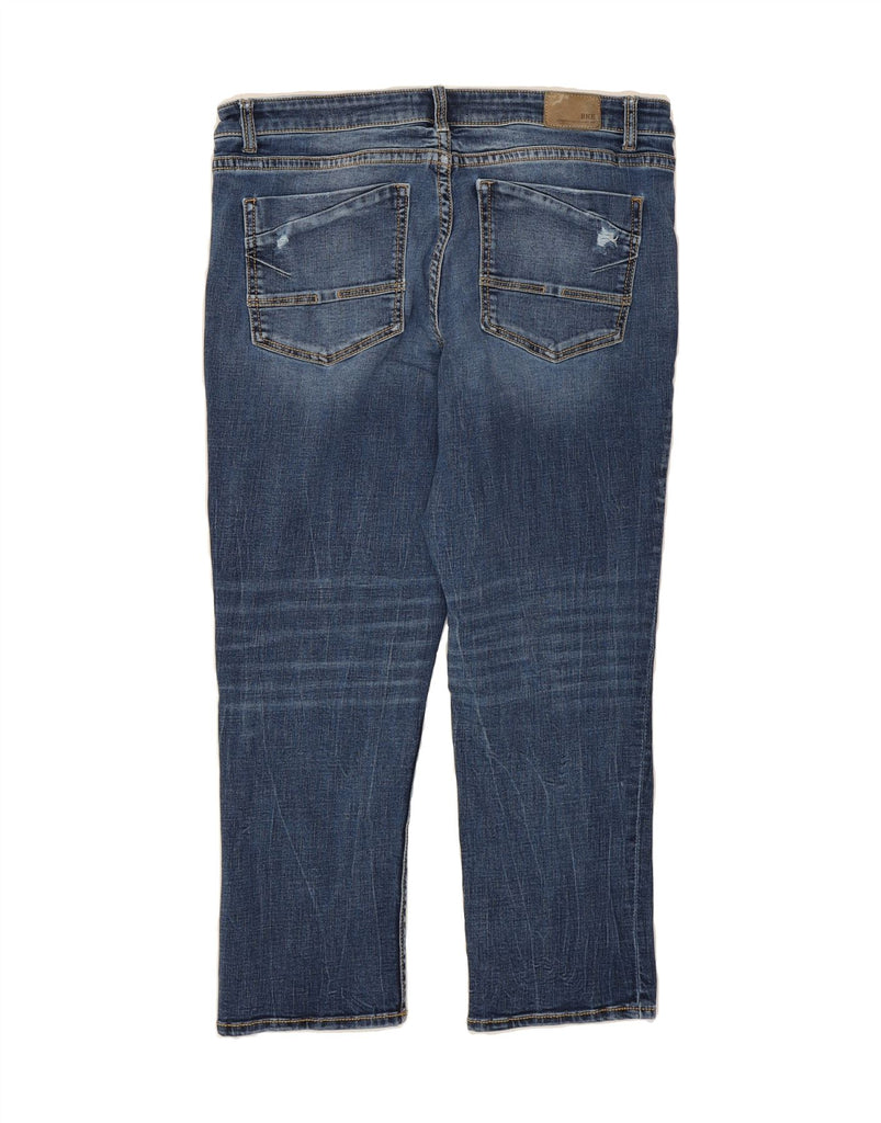 BKE Womens High Rise Curvy Cropped Jeans W32 L24 Blue Cotton Vintage BKE and Second-Hand BKE from Messina Hembry 