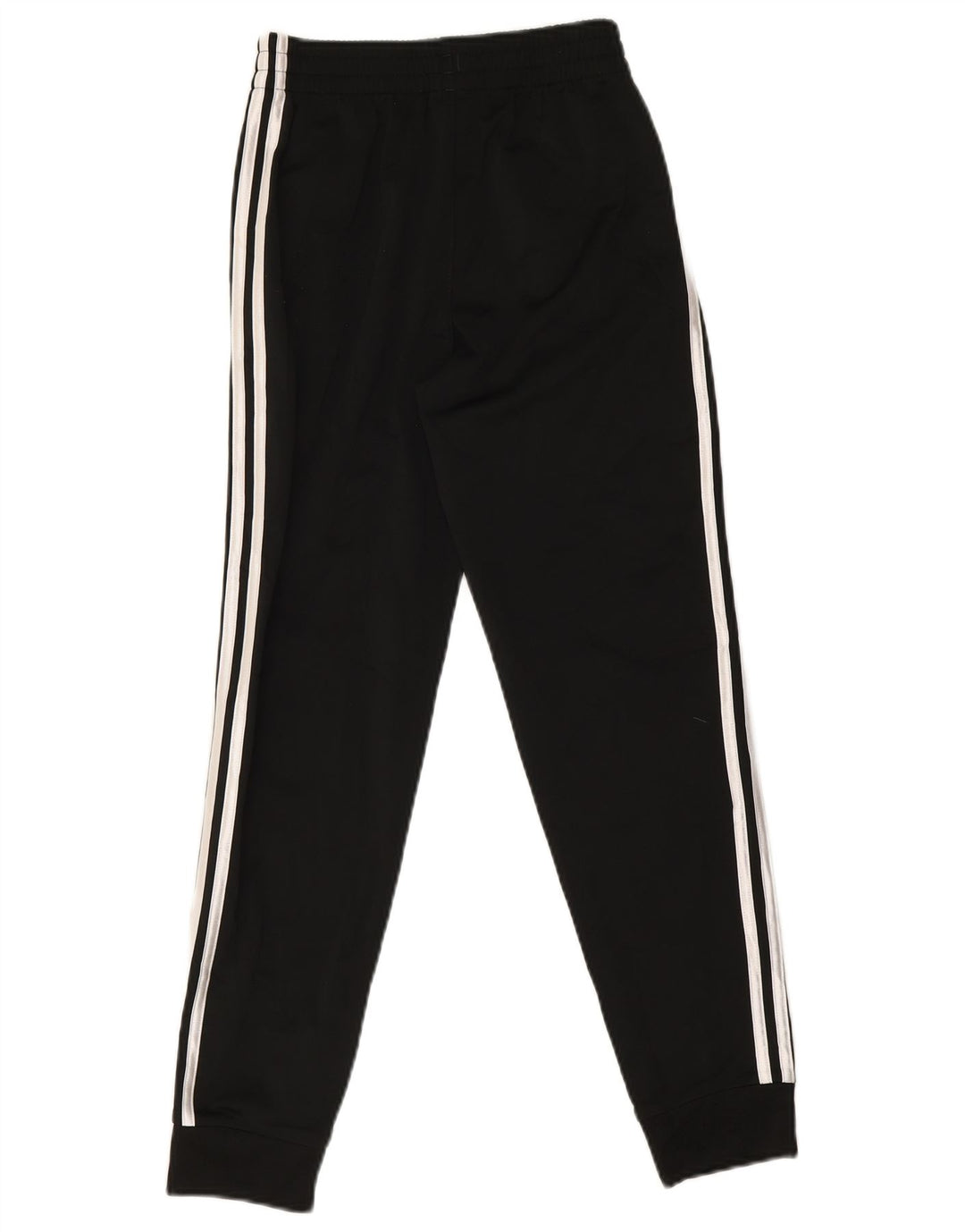 Adidas Boys Tracksuit Trousers Joggers 10-11 Years Medium Black Polyester