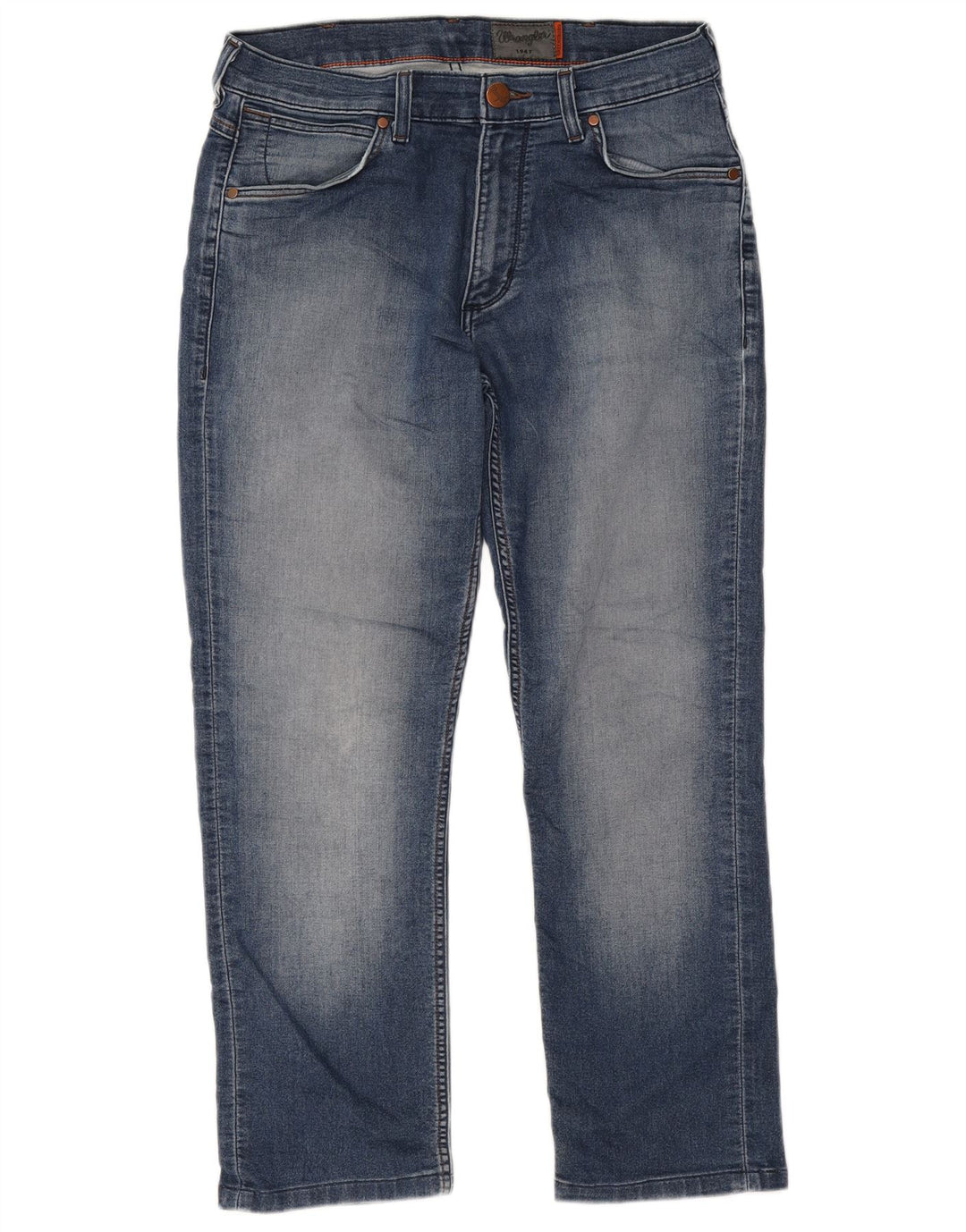 Wrangler Mens Greensboro Straight Jeans W30 L30 Blue