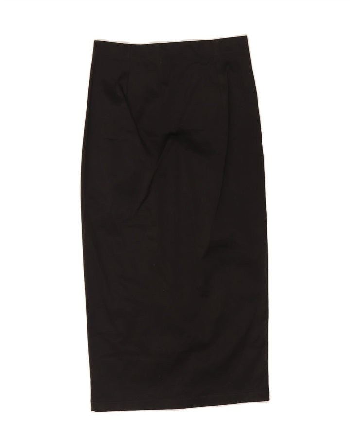 VINTAGE Womens Maxi Pencil Skirt W28 Medium Black Vintage Vintage and Second-Hand Vintage from Messina Hembry 
