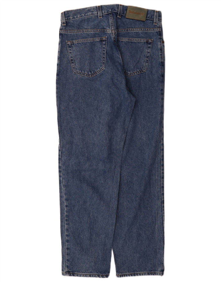 Timberland Mens Straight Jeans W31 L30 Blue Cotton