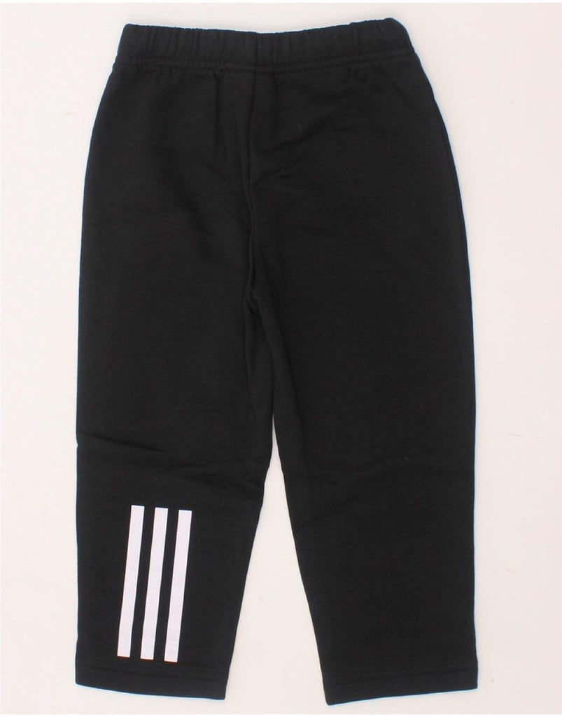 ADIDAS Baby Boys Tracksuit Trousers 18-24 Months  Black Cotton Vintage Adidas and Second-Hand Adidas from Messina Hembry 