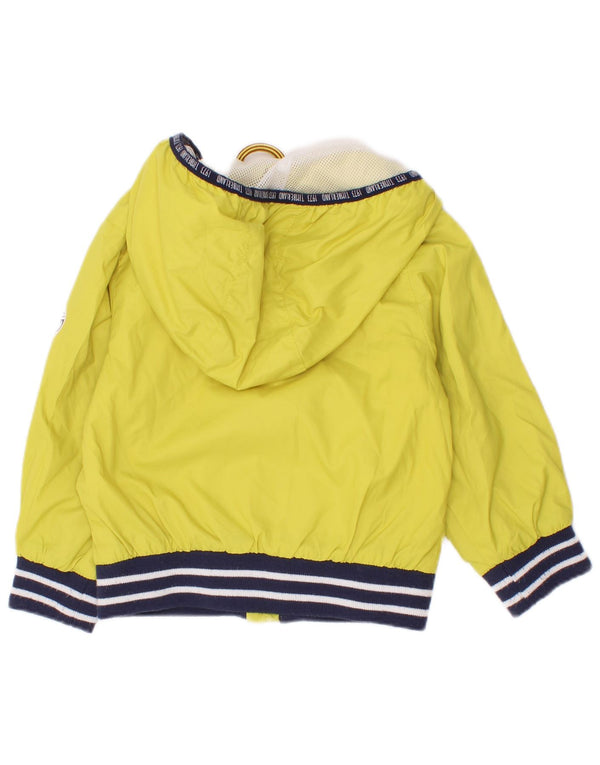Timberland Baby Boys Graphic Rain Jacket 18-24 Months Yellow Colourblock