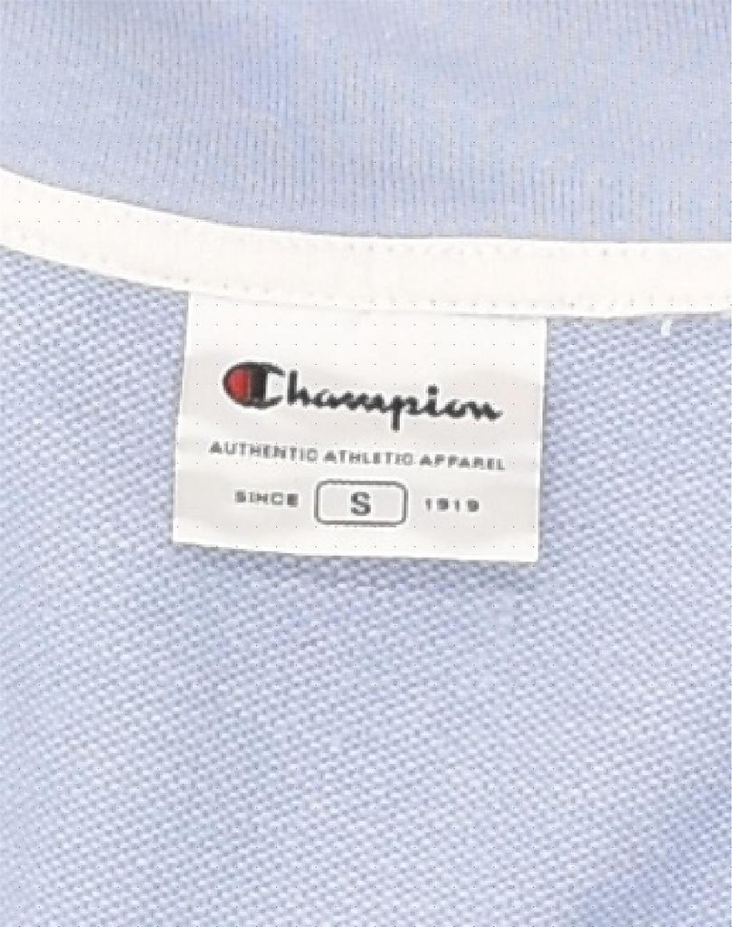 CHAMPION Womens Tracksuit Top Jacket UK 10 Small Blue Cotton | Vintage Champion | Thrift | Second-Hand Champion | Used Clothing | Messina Hembry 