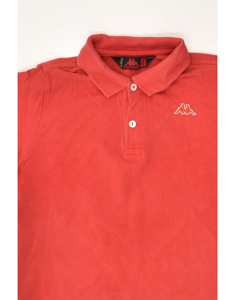 KAPPA Boys Polo Shirt 5-6 Years Red Cotton | Vintage Kappa | Thrift | Second-Hand Kappa | Used Clothing | Messina Hembry 