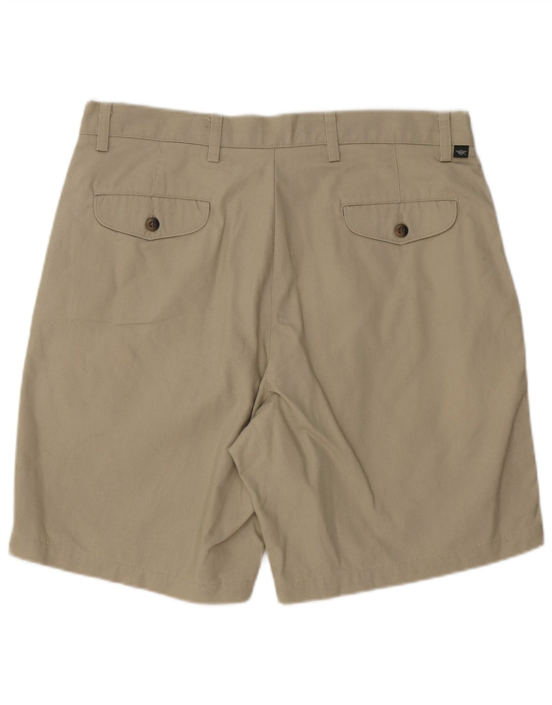 DOCKERS Mens Chino Shorts W36 Large Beige Cotton