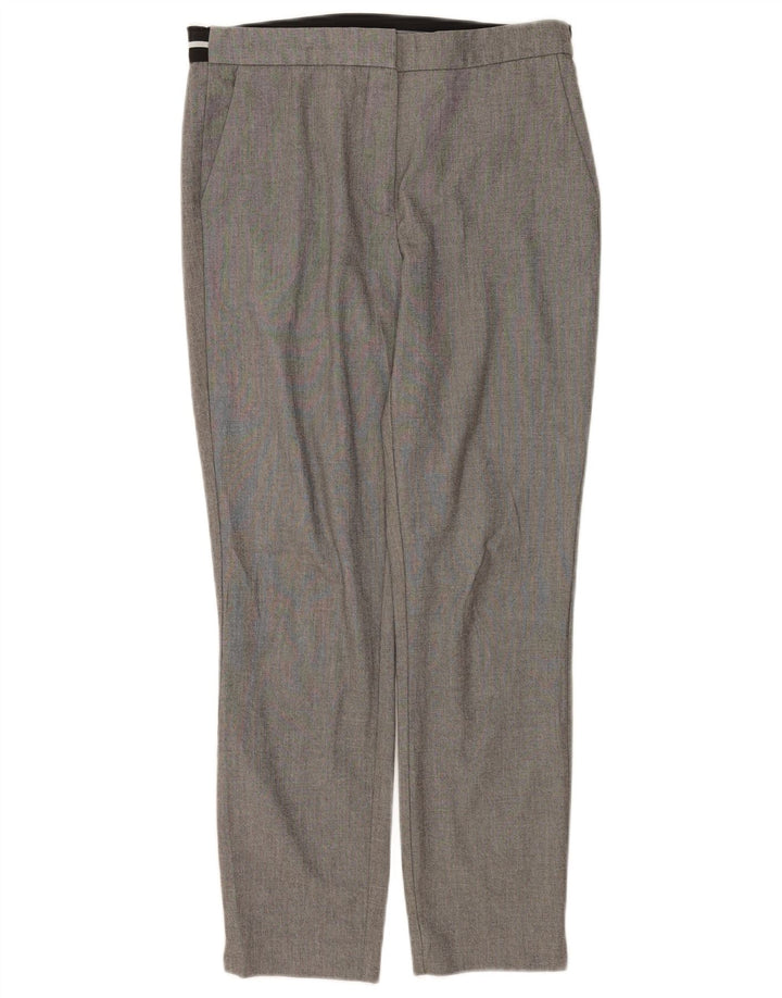 Zara Womens Straight Suit Trousers Medium W28 L27 Grey Polyester