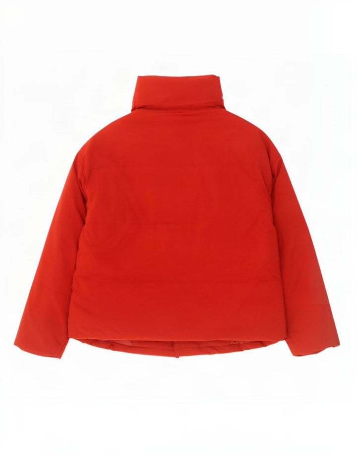 John Lewis Womens Oversized Padded Jacket UK 16 Large Red Polyester
