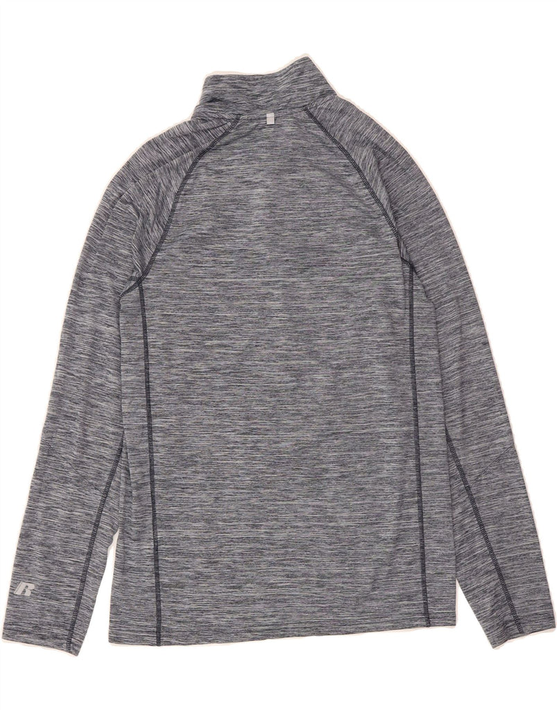 RUSSELL ATHLETIC Mens Training Pullover Tracksuit Top UK 34/36 Small Grey Vintage Russell Athletic and Second-Hand Russell Athletic from Messina Hembry 
