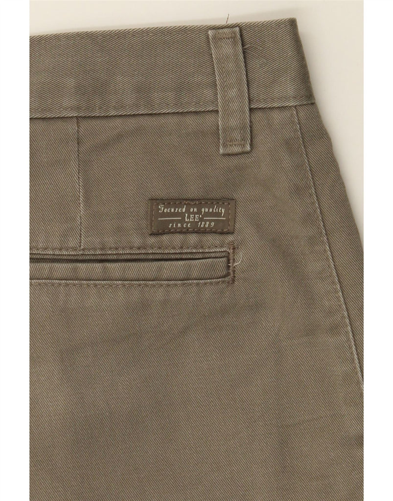 LEE Mens Chino Shorts W40 XL Grey Cotton Vintage Lee and Second-Hand Lee from Messina Hembry 