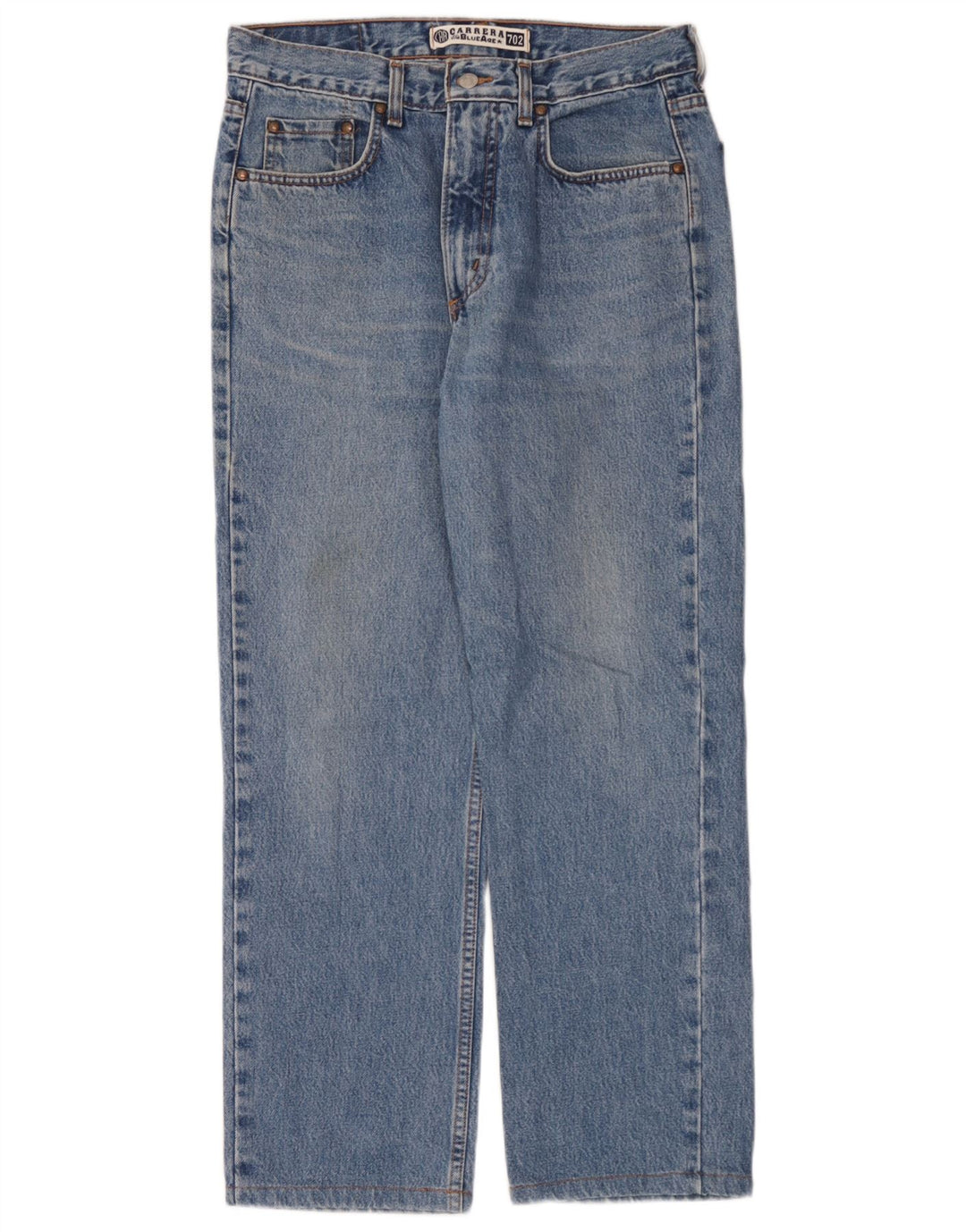 Carrera Mens 702 Straight Jeans W33 L28 Blue Cotton