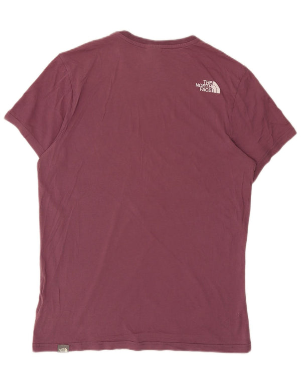 The North Face Mens T-Shirt Top Small Purple Cotton