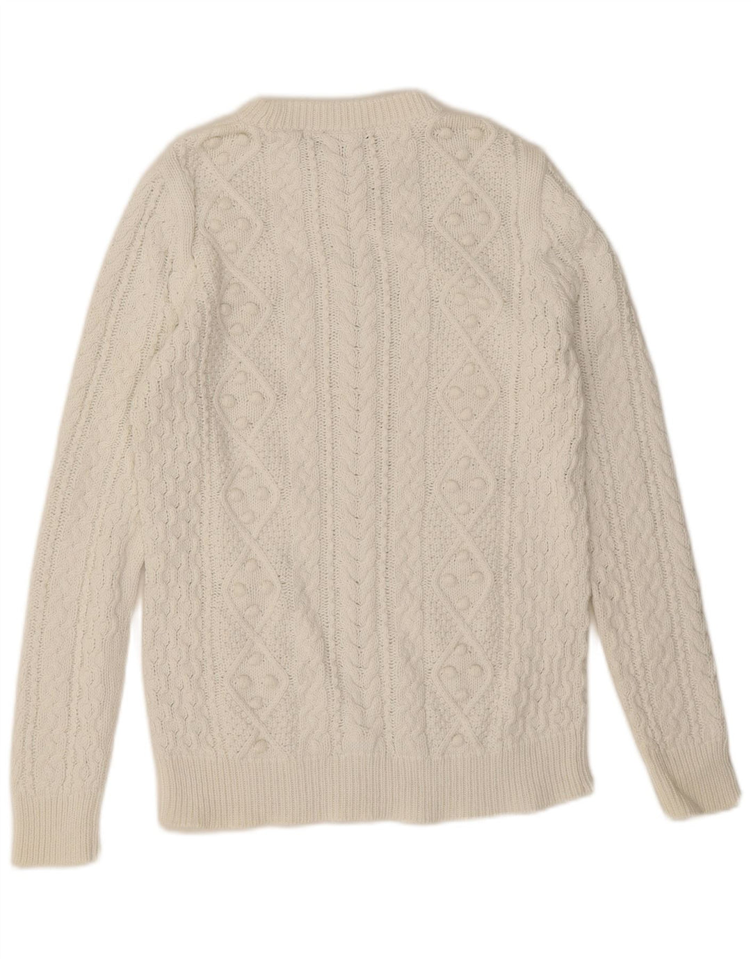 Zara Womens Crew Neck Jumper Sweater Medium White