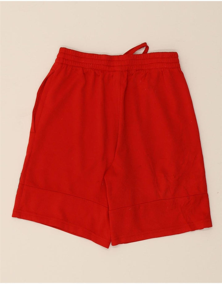 ADIDAS Boys Sport Shorts 10-11 Years Medium  Red Polyester Vintage Adidas and Second-Hand Adidas from Messina Hembry 