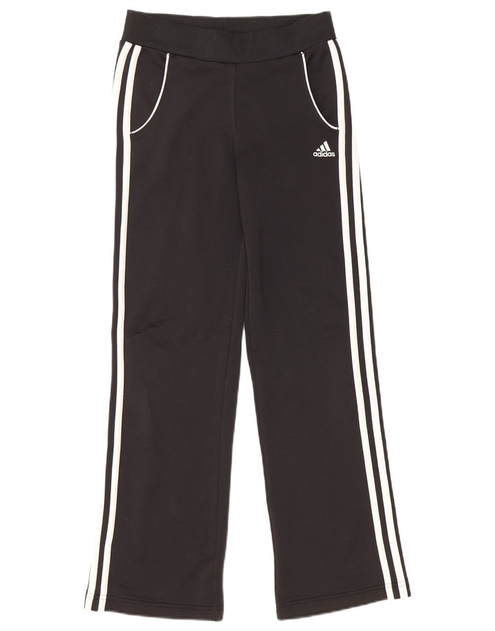 Adidas Girls Tracksuit Trousers 11-12 Years  Black Polyester