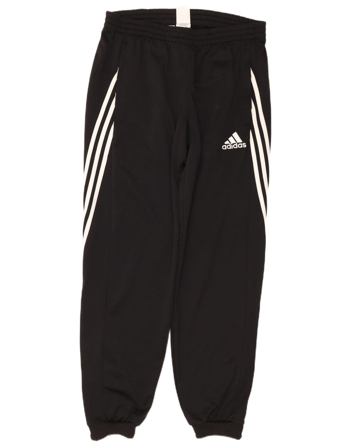 ADIDAS Mens Tracksuit Trousers Joggers Medium  Black Polyester