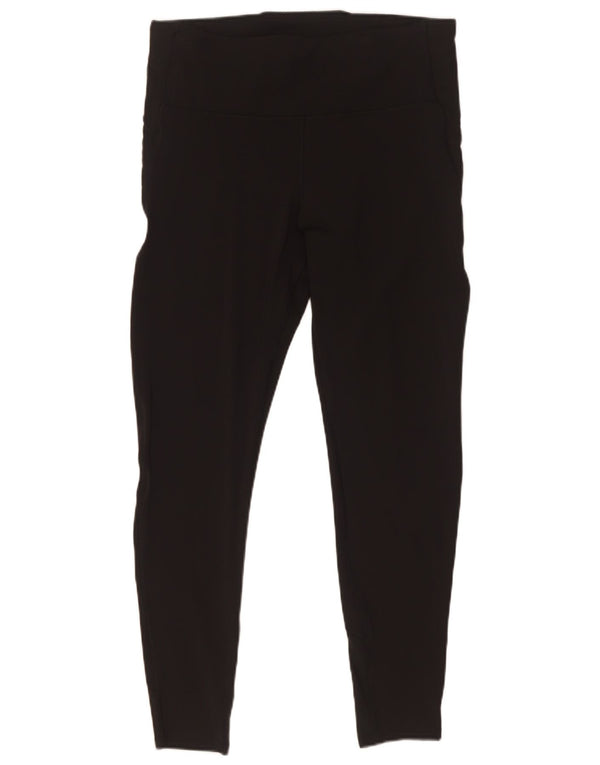 Reebok Womens Speedwick Leggings UK 14 Large Black Polyamide