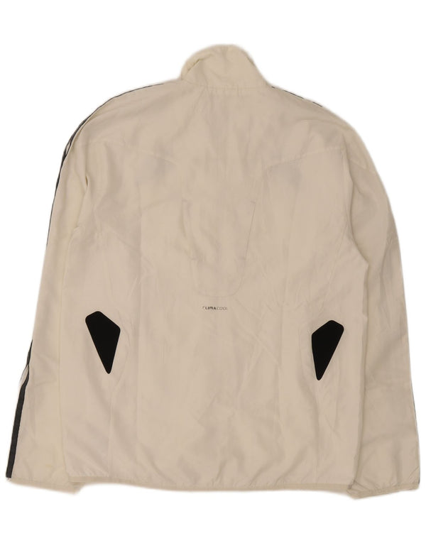 Adidas Mens Climacool Tracksuit Top Jacket Small White Colourblock