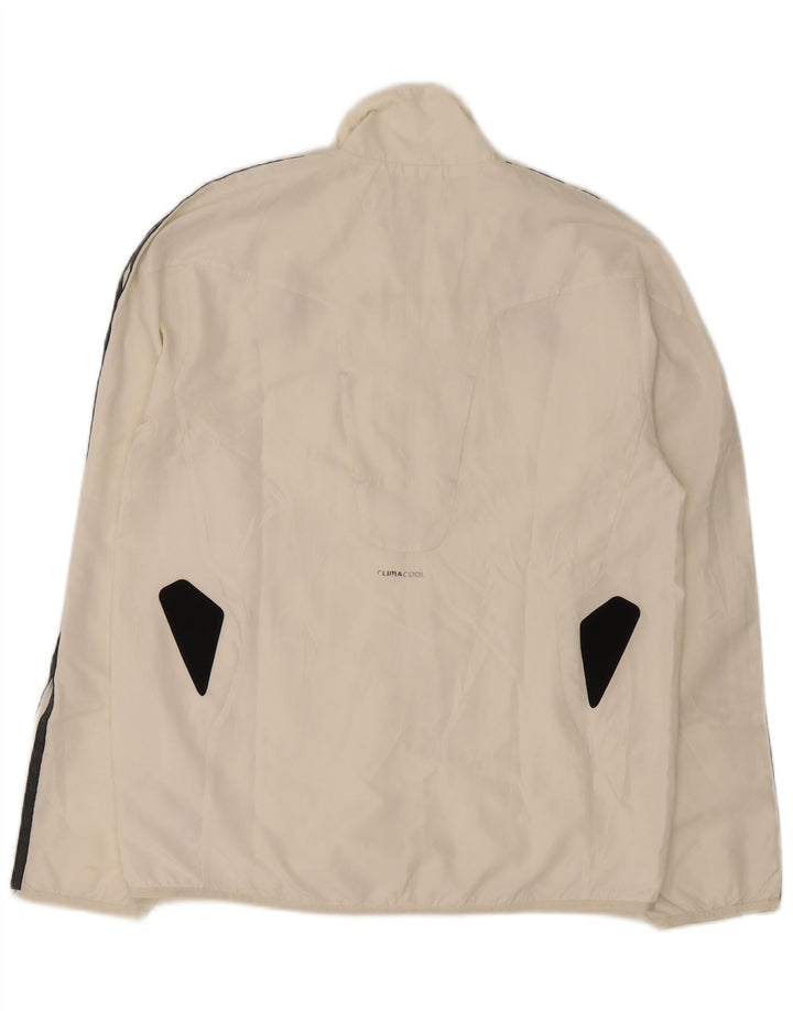 Adidas Mens Climacool Tracksuit Top Jacket Small White Colourblock