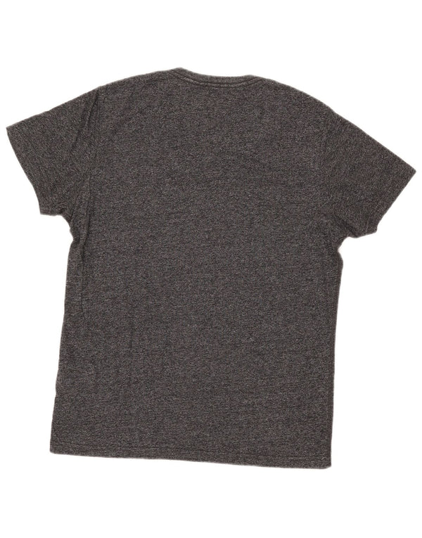 Tommy Hilfiger Mens T-Shirt Top Large Grey Flecked Cotton