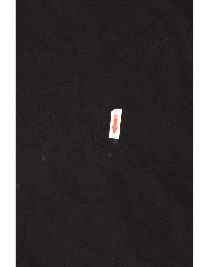 Ellesse Mens Graphic T-Shirt Top Small Black Cotton