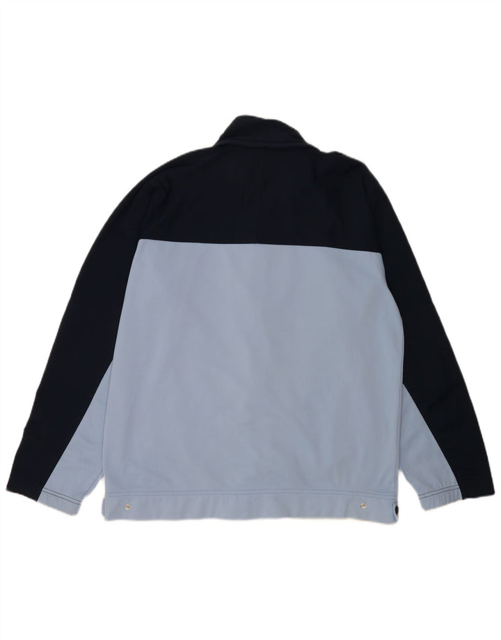 Champion Mens Tracksuit Top Jacket Medium Blue Colourblock