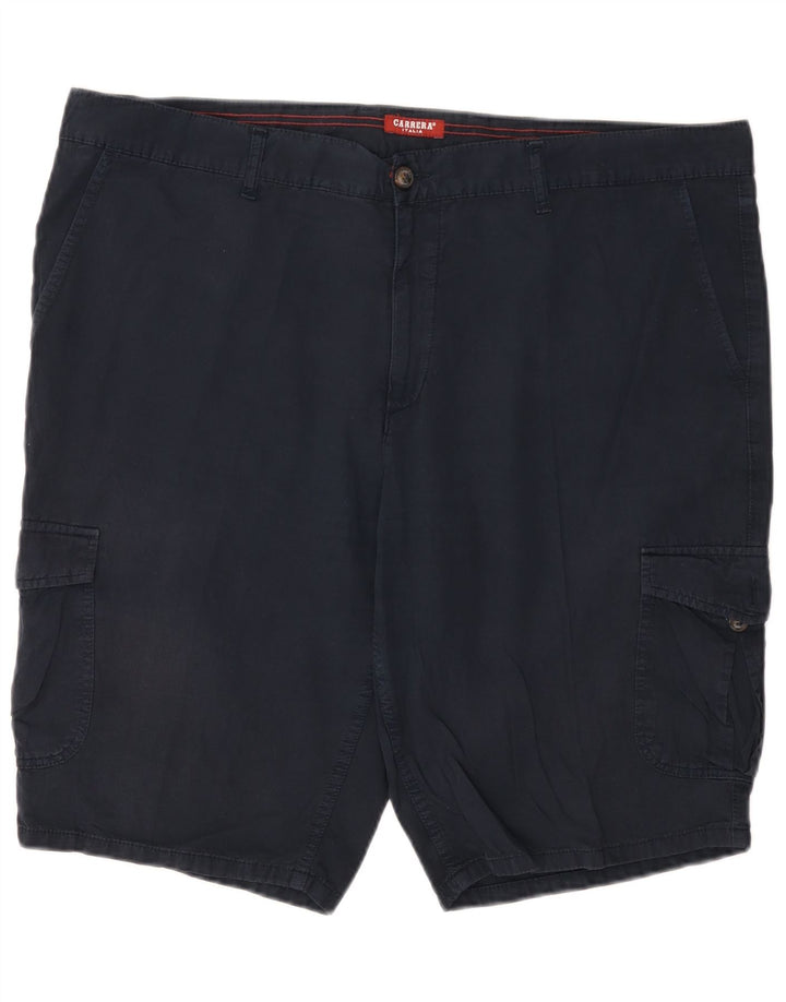 Carrera Mens 618 Cargo Shorts W42 2XL Navy Blue Cotton