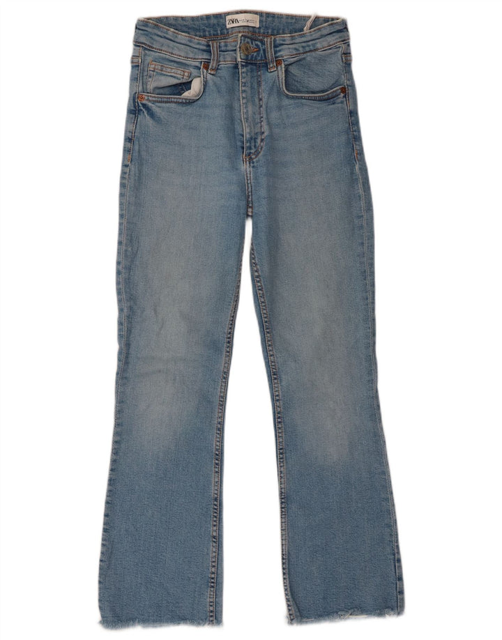 Zara Womens Bootcut Jeans EU 36 XS W26 L25 Blue Cotton