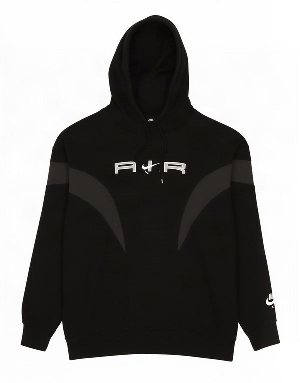 Nike Mens Graphic Loose Fit Hoodie Jumper Small Black Cotton
