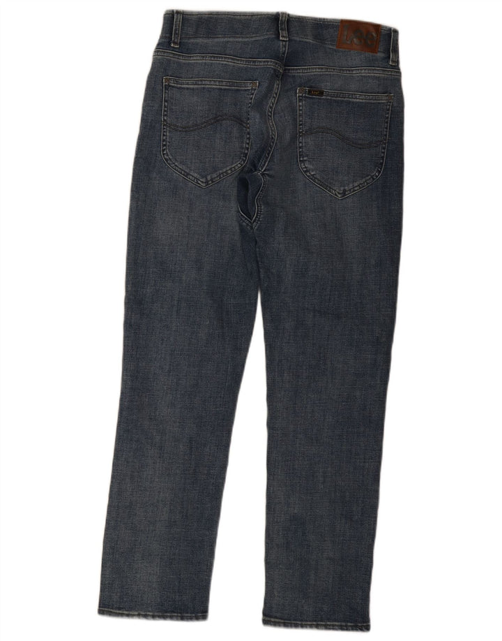 Lee Mens Flex Tapered Straight Jeans W32 L30 Blue Cotton