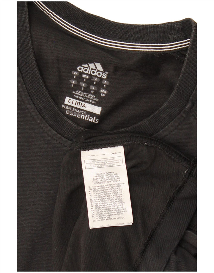 ADIDAS Mens Clima 365 T-Shirt Top Small Black Cotton