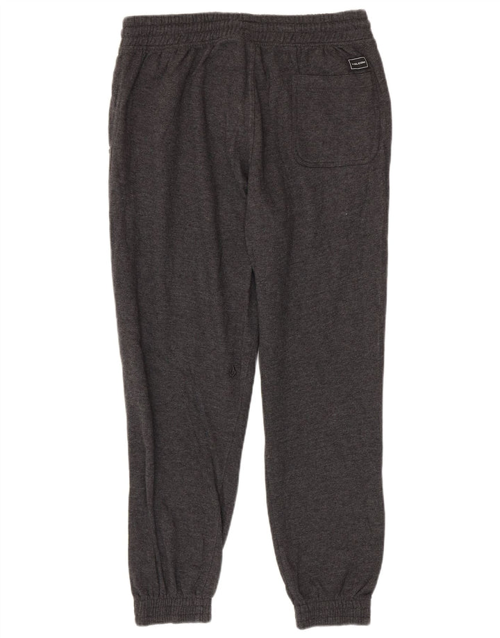 Volcom Mens Graphic Tracksuit Trousers Joggers Large  Grey Cotton