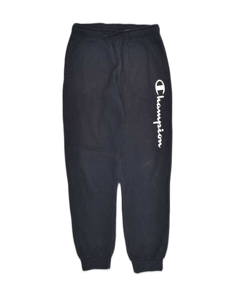 CHAMPION Boys Tracksuit Trousers Joggers 11-12 Years Large  Navy Blue | Vintage Champion | Thrift | Second-Hand Champion | Used Clothing | Messina Hembry 