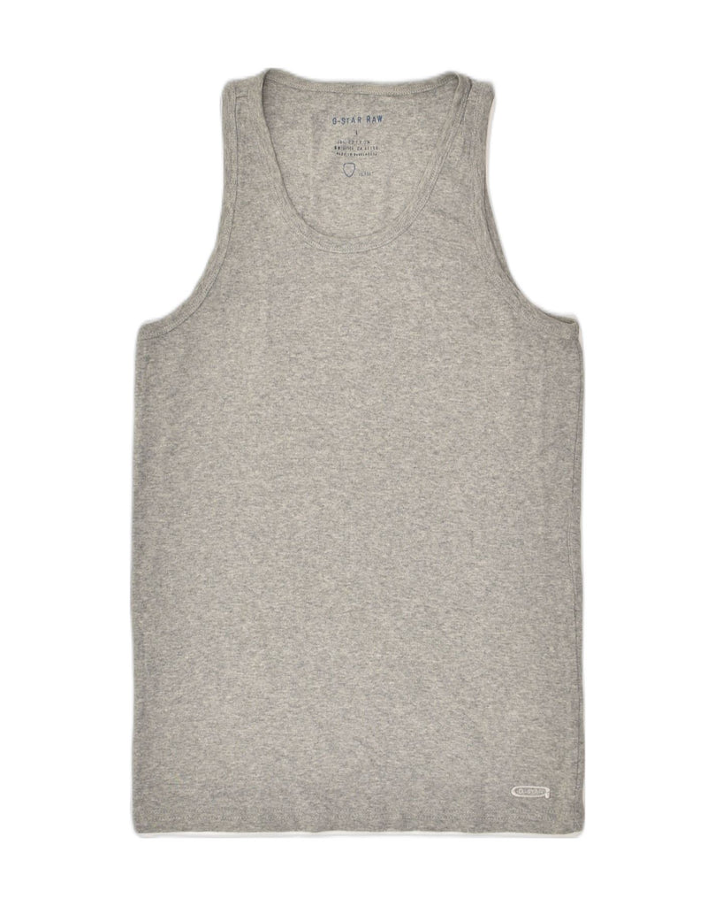 G-STAR Boys Vest Top 14-15 Years Large Grey Cotton | Vintage G-Star | Thrift | Second-Hand G-Star | Used Clothing | Messina Hembry 