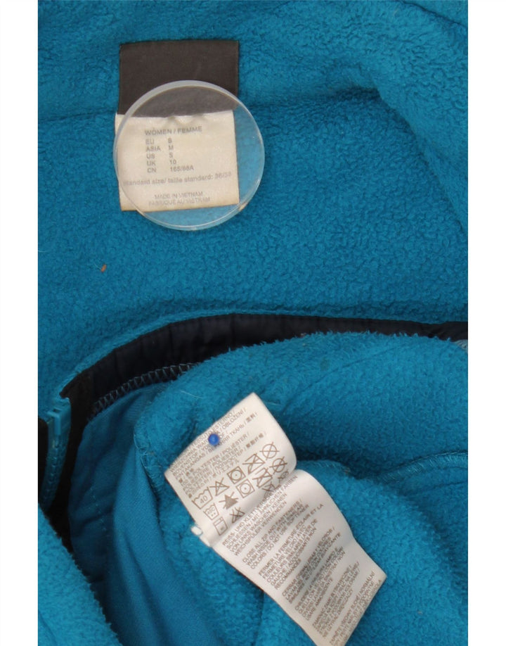 Jack Wolfskin Womens Liner Fleece Jacket UK 10 Small Blue Polyester