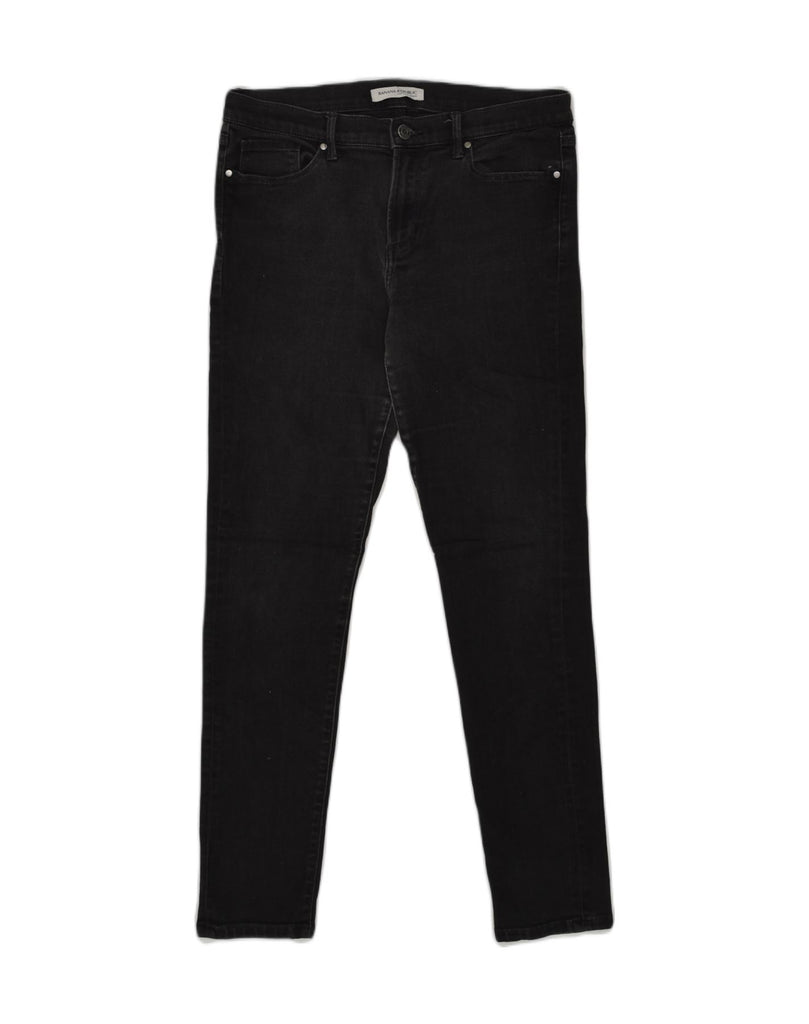 BANANA REPUBLIC Womens Skinny Jeans W30 L30 Black Cotton | Vintage Banana Republic | Thrift | Second-Hand Banana Republic | Used Clothing | Messina Hembry 