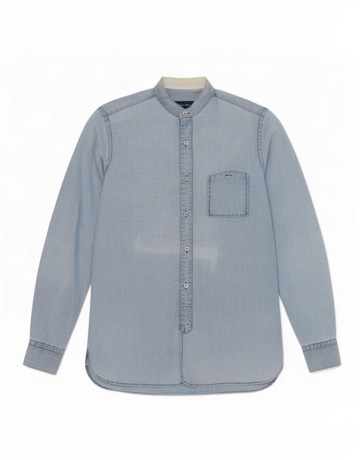 Massimo Dutti Mens Shirt Medium Blue