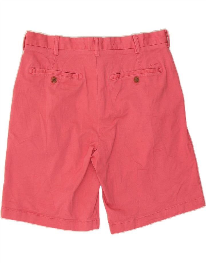 IZOD Mens Chino Shorts W32 Medium Pink Cotton Vintage Izod and Second-Hand Izod from Messina Hembry 